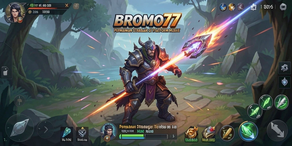 Tampilan gameplay menarik dari BROMO77 yang penuh strategi.