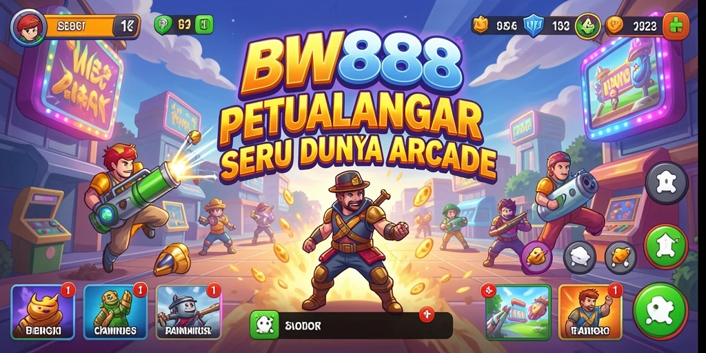Tampilan gameplay BW888 yang penuh aksi dan seru.