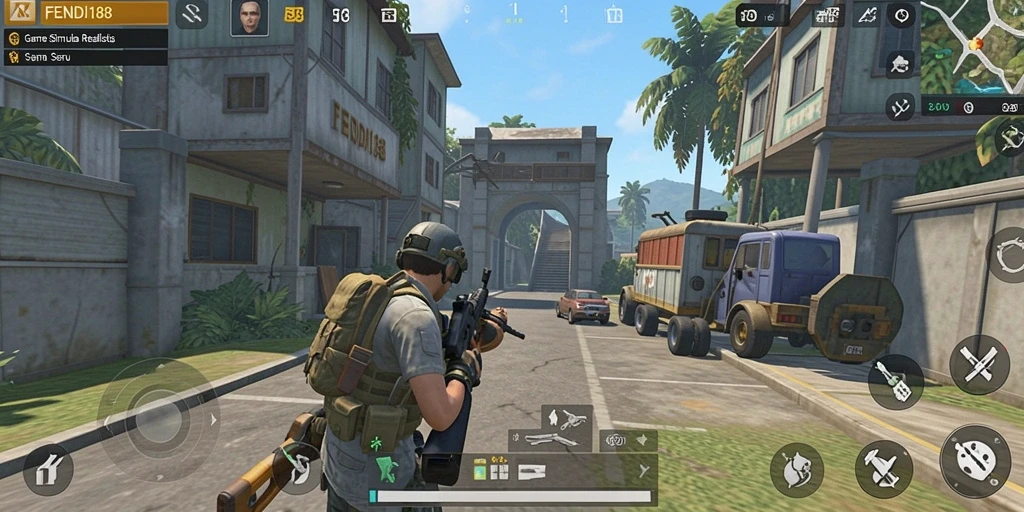 Tampilan gameplay <strong>FENDI188</strong> yang imersif dan menarik