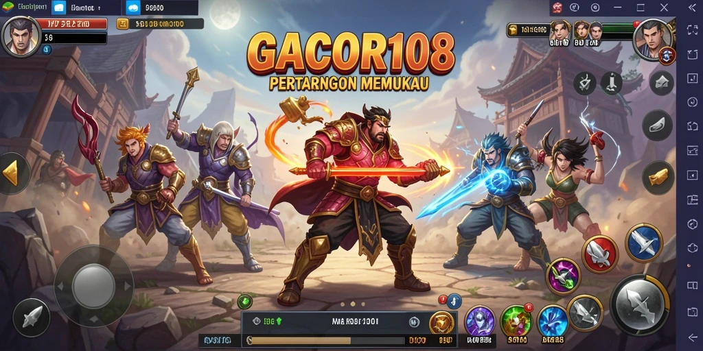 Tampilan seru gameplay Fighting di GACOR108.