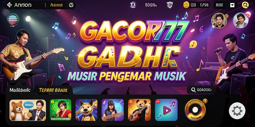 Screenshot GACOR777 menampilkan gameplay musik yang seru dan interaktif.