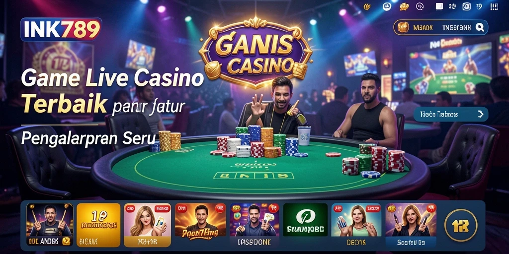 Tampilan gameplay seru dari aplikasi Live Casino INK789.