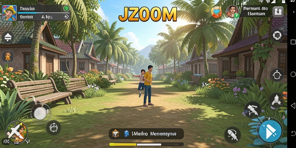 Tampilan gameplay J200M yang menarik dan mengasyikkan.