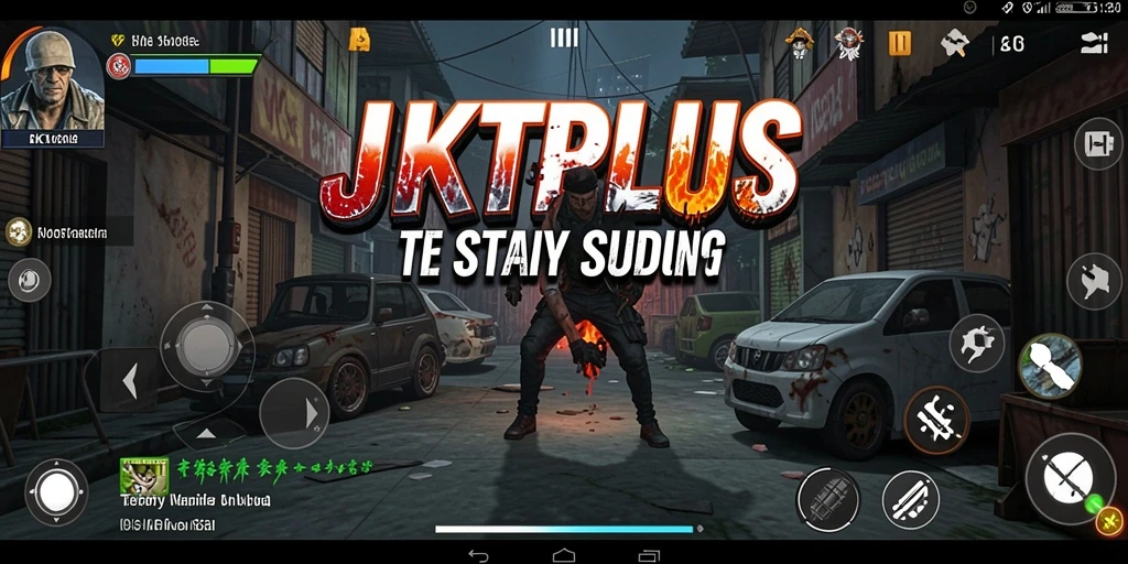 Screenshot menampilkan ketegangan gameplay horor di malam hari.