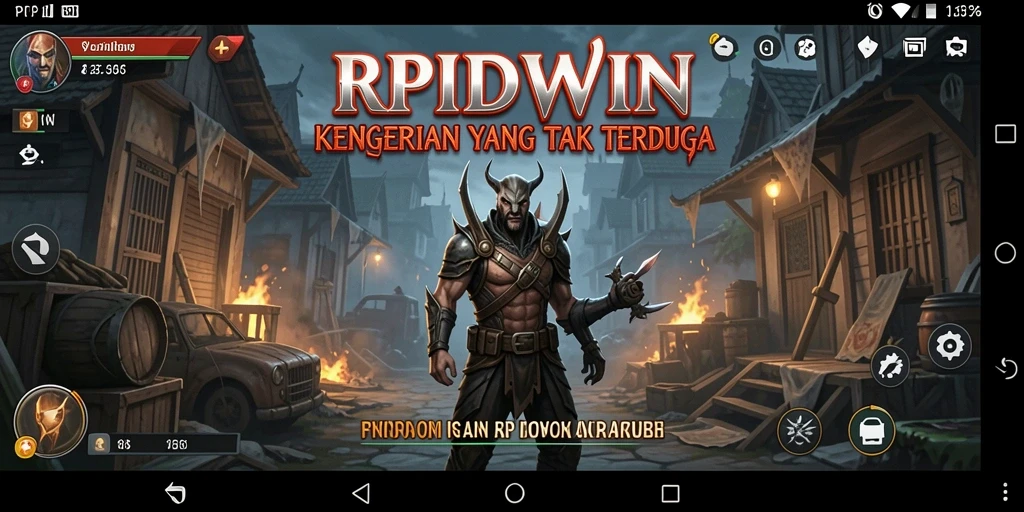 Tangkapan layar RPIDWIN menampilkan suasana mencekam saat gameplay seru.