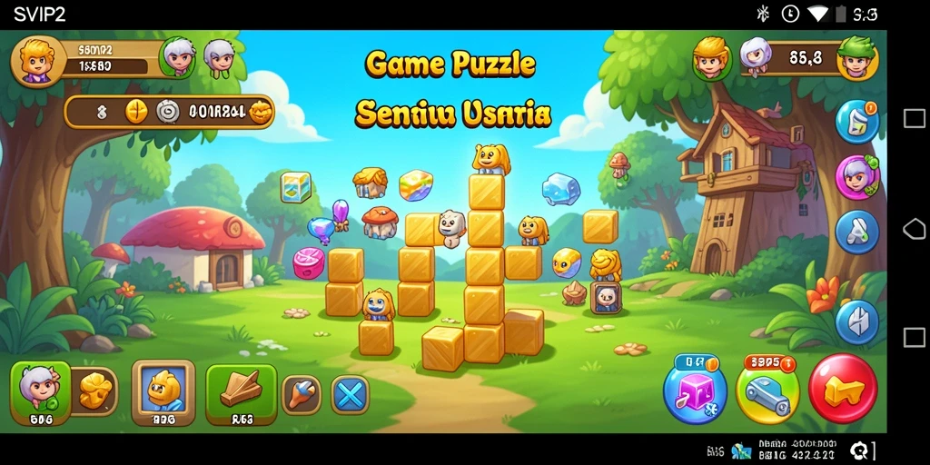 Screenshot gameplay SVIP2 menampilkan tantangan puzzle yang menarik.