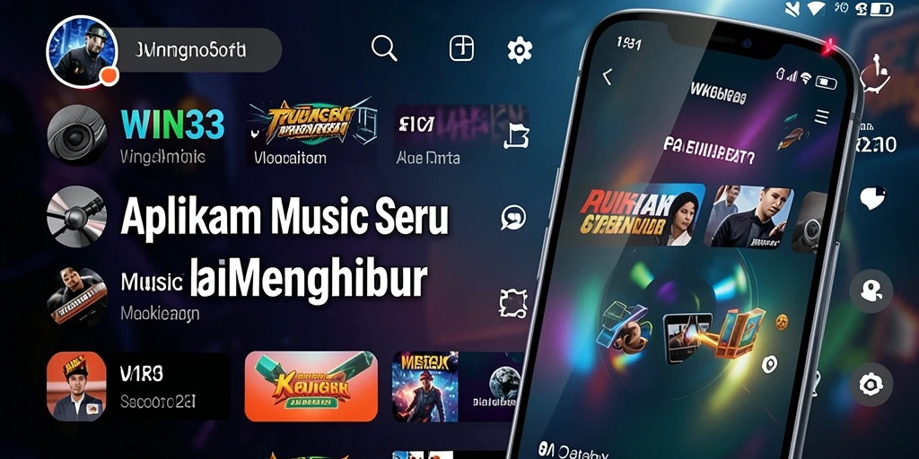 Screenshot gameplay menunjukkan pengalaman musik interaktif yang mengasyikkan.